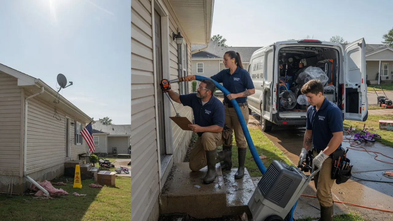 Ceiling Water Damage Restoration in Riley, IN near me